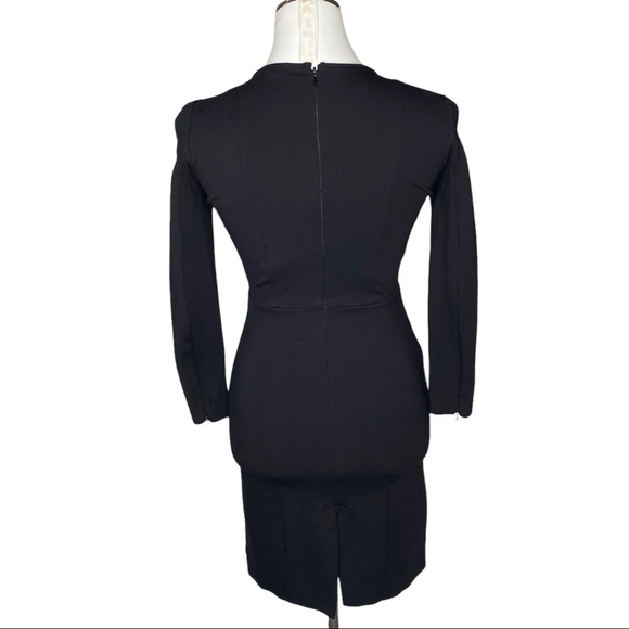 J. Crew Leather Panel Pinte Knit Dress - Picture 4 of 10